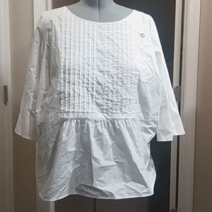 Work blouse for plus women